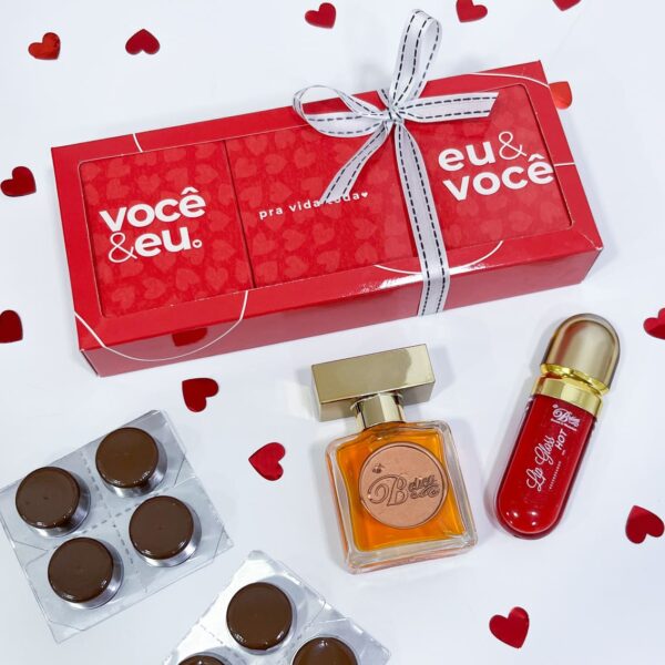 Noite Íntima (Perfume + Gloss + Chocolate Afrodisíaco)